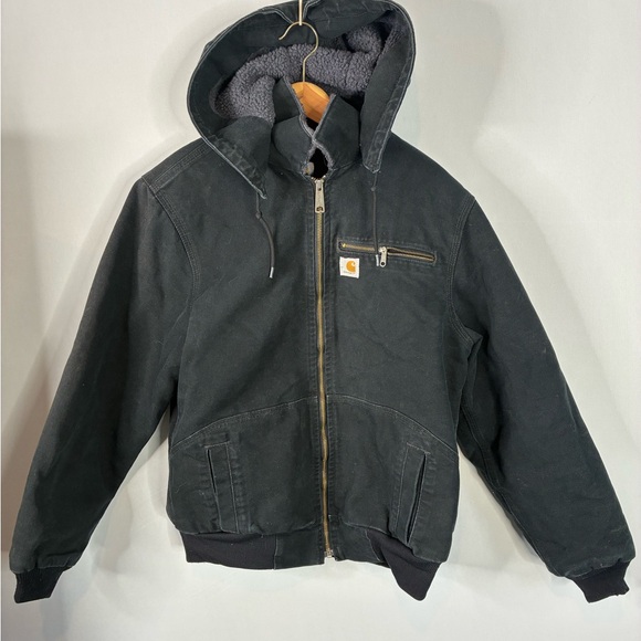 Carhartt Black Wildwood Women’s jacket Size M 8-10. - Picture 7 of 9